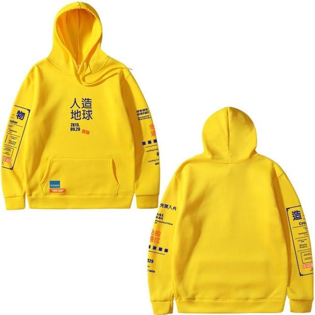 Mens Breathable Cropped Hoodie - Boxy Wool Blend, Casual