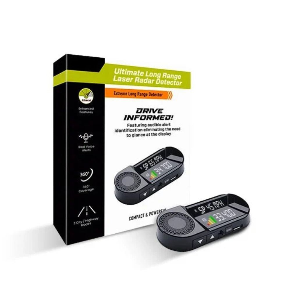Detector Radar Solar Powered Long Range Laser Safety Alert For Cars And Bikes, Fall 2026 Trend Gift Idea