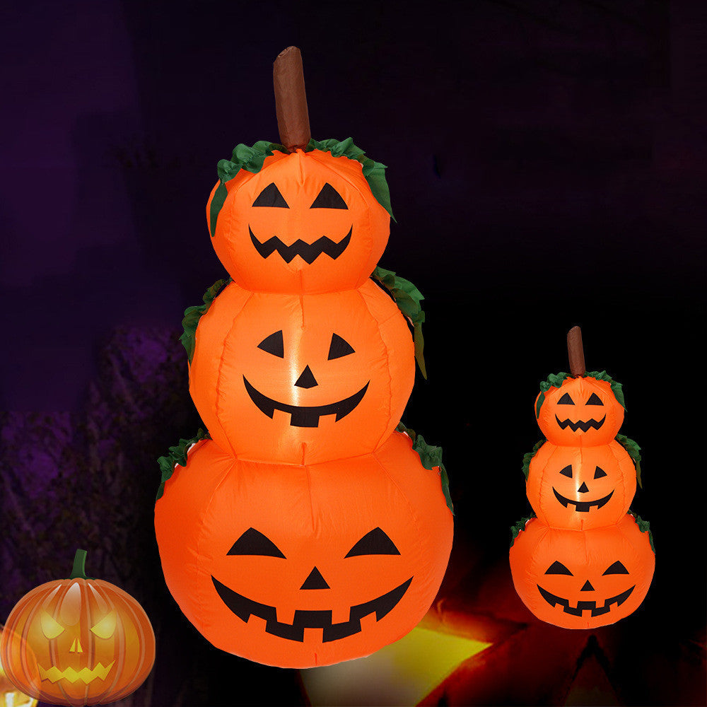 Pumpkin Inflatable Stack Halloween Decor 2025 Outdoor