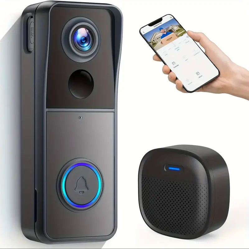 Video Doorbell 1080P HD WiFi With App Alerts Spring 2026 Household Security