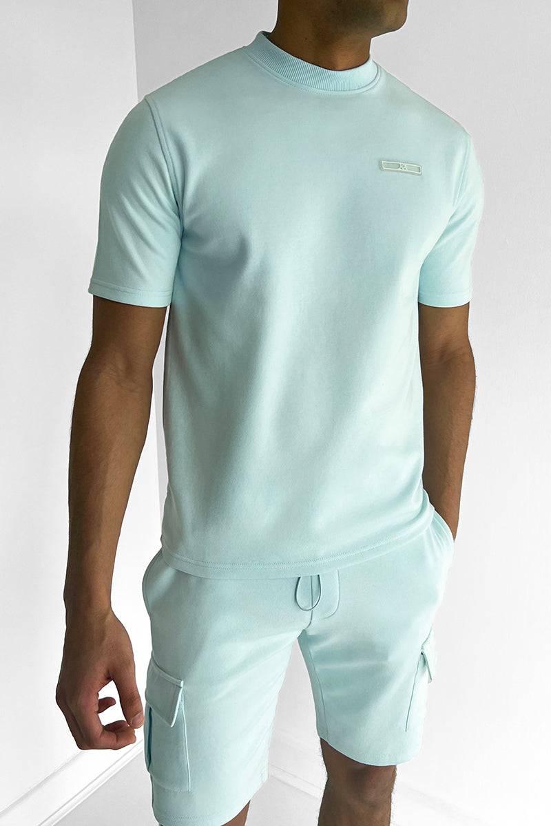 Variant image for Slim Fit Leisure Set for Men with Cargo Shorts, Premium 100% Cotton Fabric, Tailored Design, Comfortable Everyday Wear-25