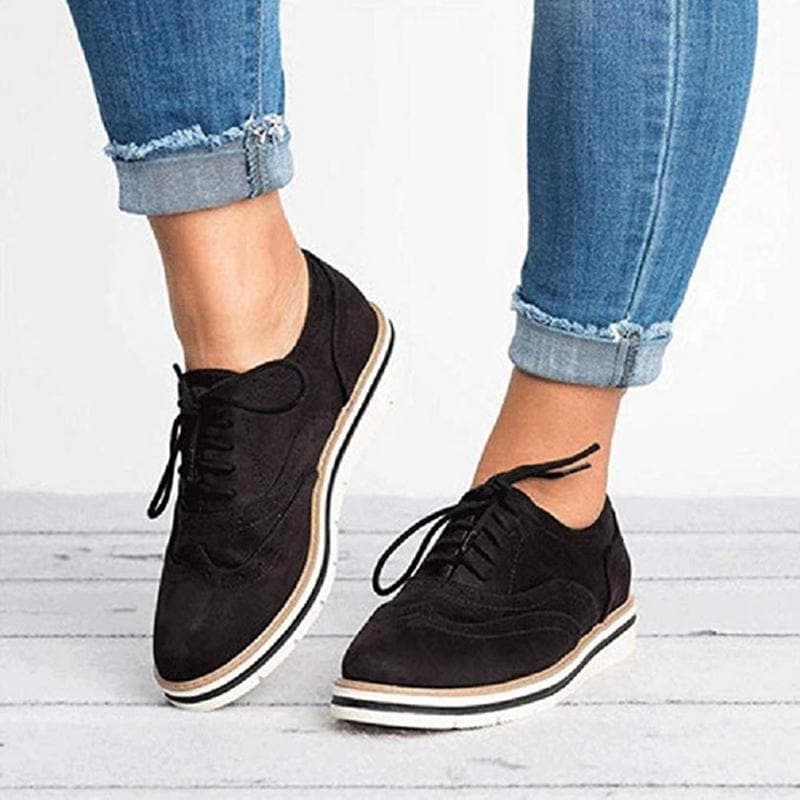 Variant image for Women's Moccasins with Lace Closure, Lightweight and Durable Ladies Moccasin Shoes for Casual and Work Wear-37