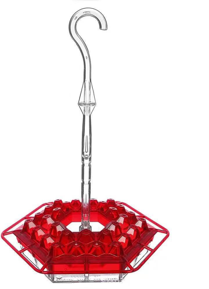 Feeder Hummingbird Ant Proof Outdoor Hanging Perch Hex