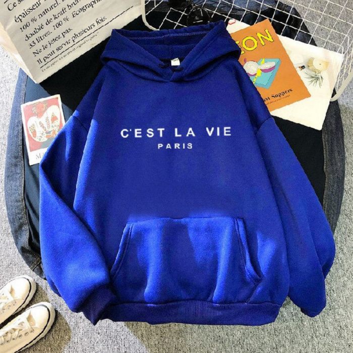 Cozy Oversized Women's Hoodie - Relaxed Plush, For Winter