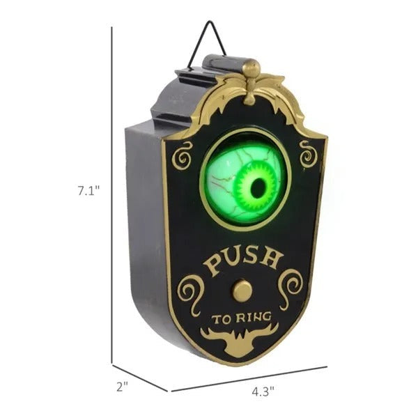Halloween2025 Edition Decoration Light Up Eyeball Doorbell