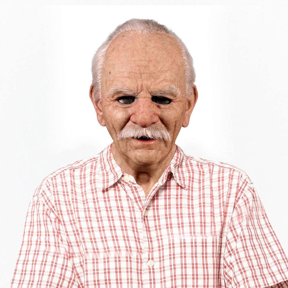 Great for Halloween, Costume Parties, and Theatrical Performances – Ultra-Realistic Silicone Elderly Masks