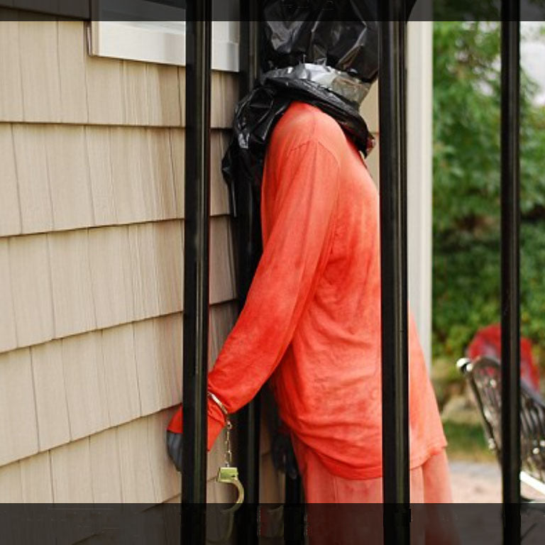 Hanging Halloween Death Row Figure Decoration Spooky Yard