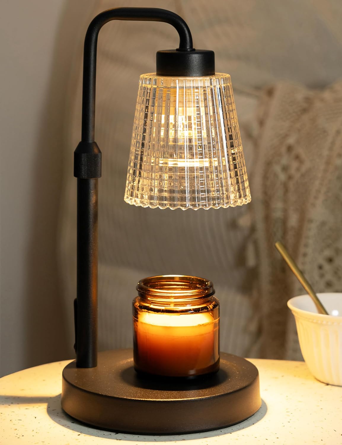 Dimmable Candle Warmer Lamp With Flameless Melt And Plush Glow Cozy Household Decor Fall 2026 Gift