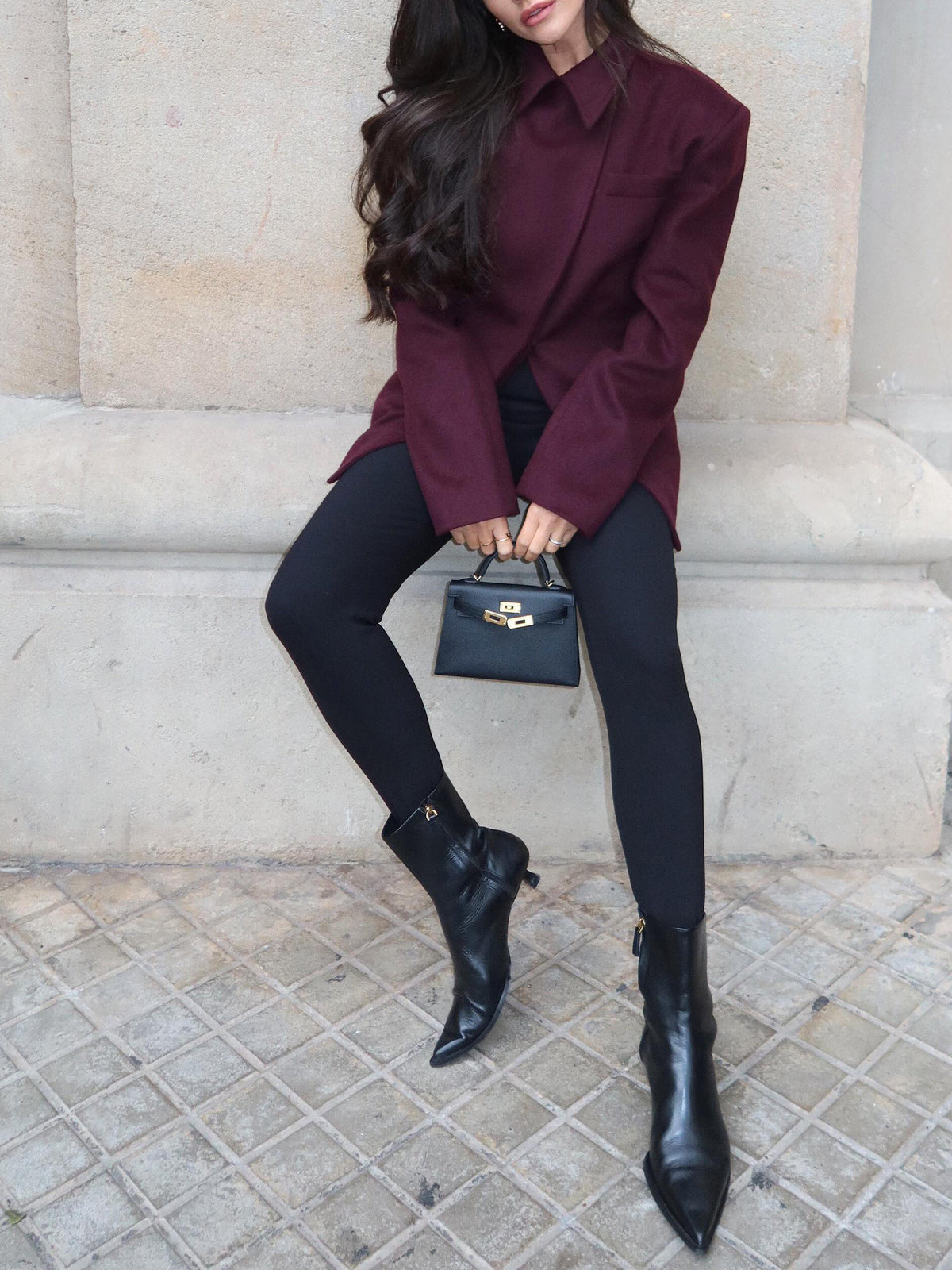 Plush women's blazer - cross placket, classic fit, polyester, daily wear for office and gatherings