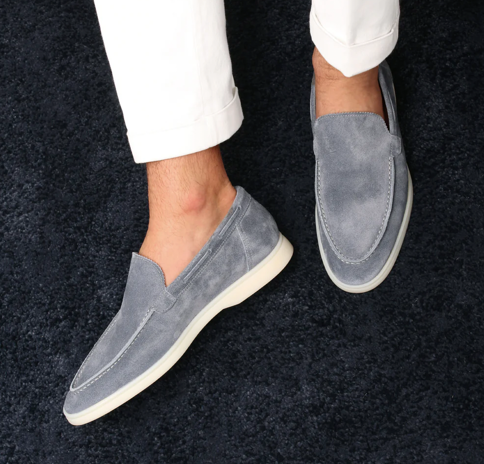 Variant image for Classic Suede Moccasins for Men and Women, Comfortable Slip-On Moccasin Shoes in Standard Sizes-46