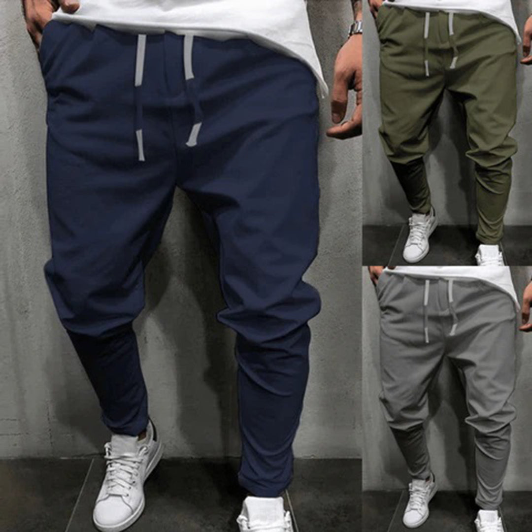 Breathable men's pants – casual fit, soft polyester, for everyday wear 6