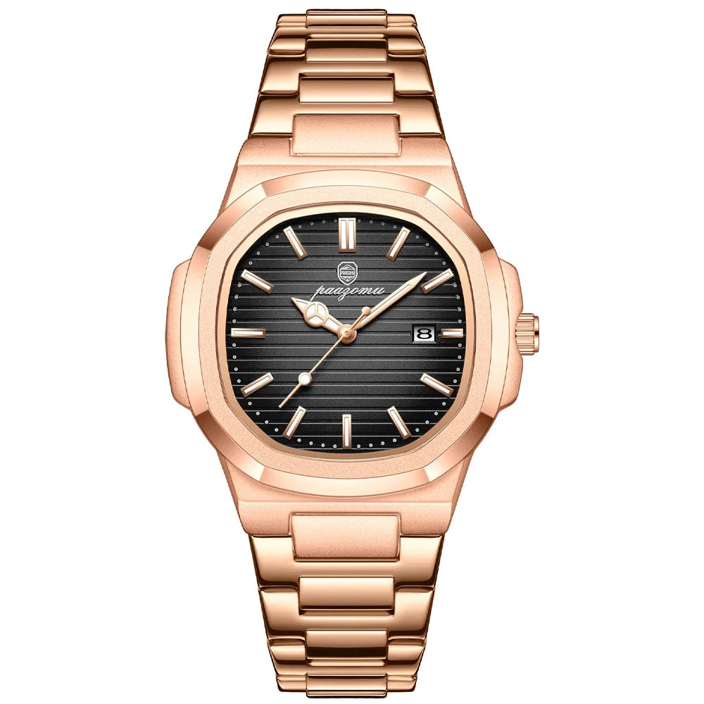 Hochwertige Herren Edelstahl Armbanduhr – klassisches Design, langlebig, für den Alltag 8