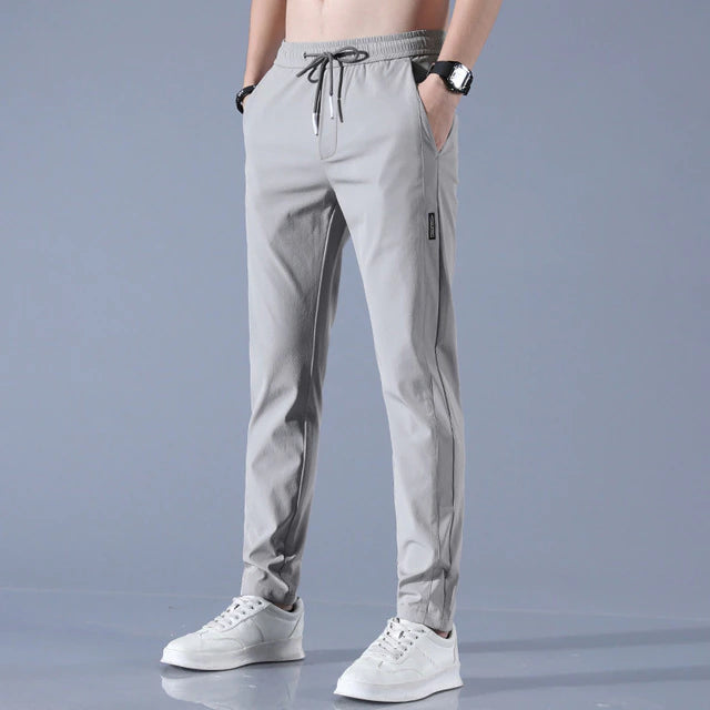 Variant image for Men's Khaki Chino Pants - Lightweight Versatile Fit for Business and Casual Wear, Regular Fit, Multiple Sizes Available-19