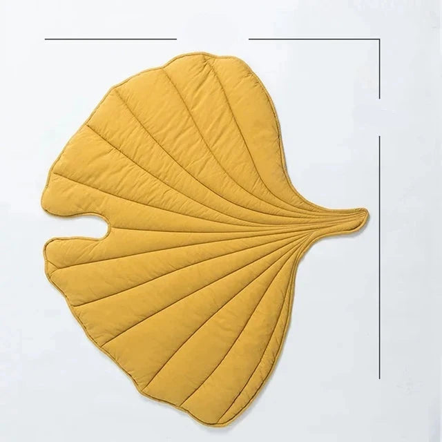 Fashion Creativity Leaf Heart Shaped Blanket Carpet for Child Pet Cat Dog Mat Household Decor