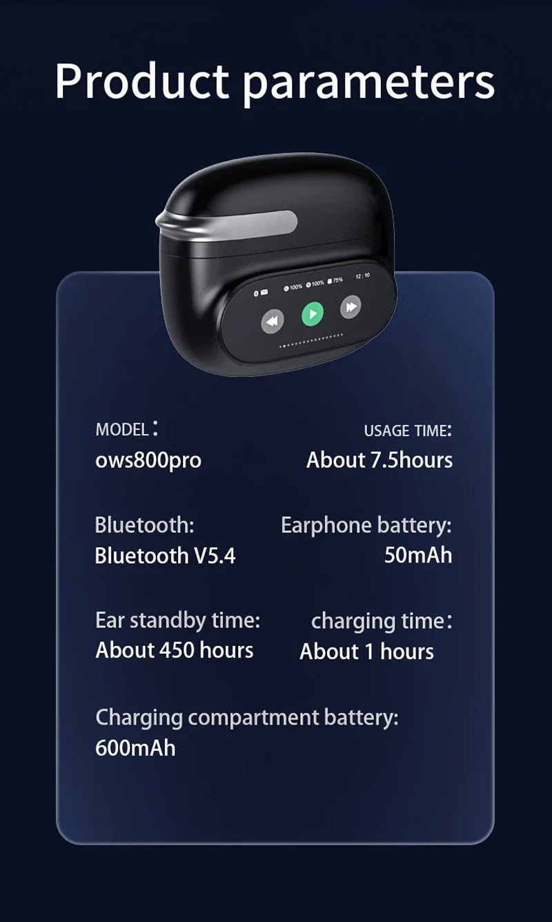 Translation AI Bluetooth Earphones With ANC And Touch