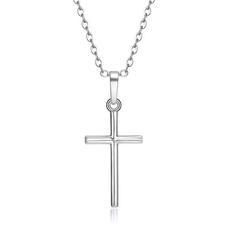 Necklace Cross Pendant Jewelry Unisex Long Chain Christian Charm Gift Idea Summer 2026 Trend