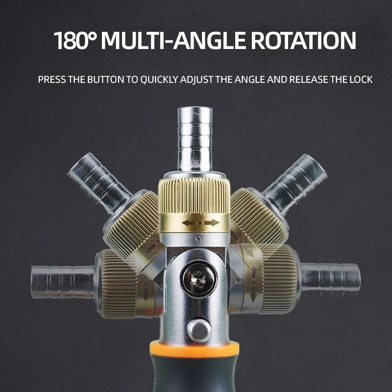 Multi-Functional Ratchet Screwdriver Kit for Household Tools - Plum Blossom Design