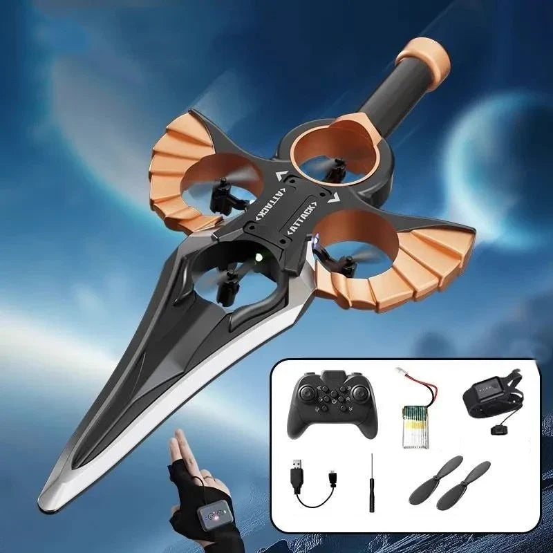 Sword Flying Toy Gesture Control Foam RC Stunt Toy Outdoor