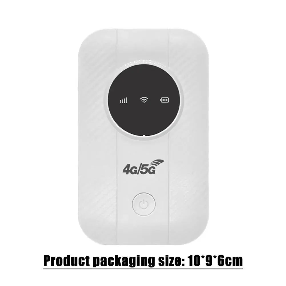 Portable2026 Edition WiFi Router Travel Hotspot High Speed Compatible With 4G/5G SIM Card Required Back to School