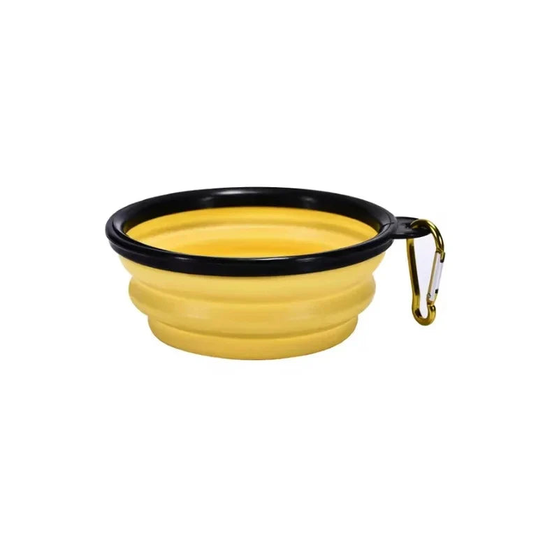 350ml Pet Folding Bowl - Travel-Friendly Dog & Cat Food Water Bowl