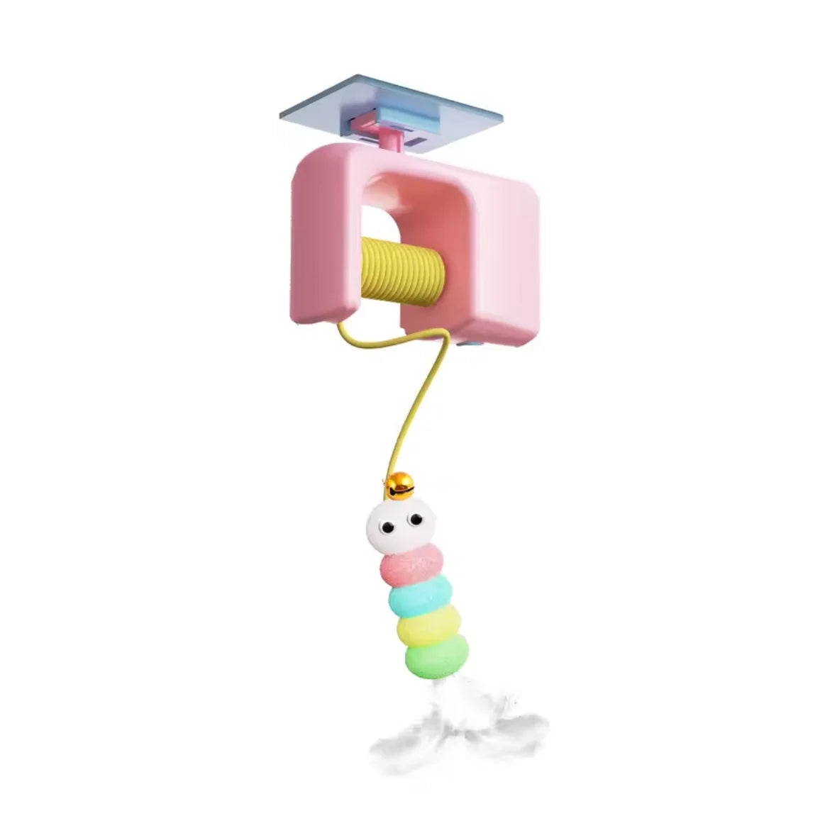 Rechargeable2026 Edition Cat Toy Interactive Hanging Door Bird Toy With Elastic Rope Stress Relief For Cats TikTok Viral Fall