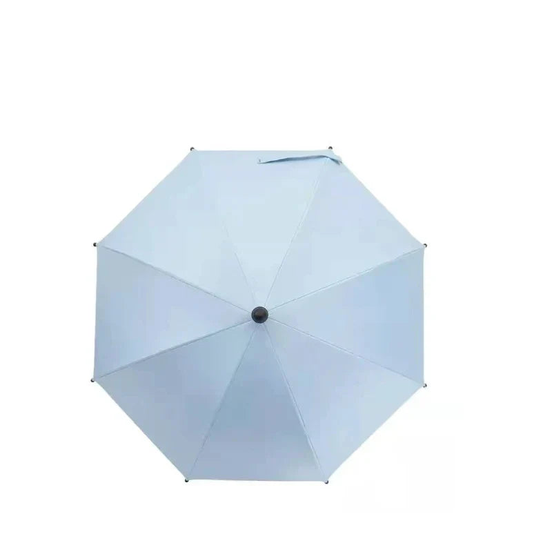 Stroller Umbrella 360 Degree Flexible Sunshade Canopy Summer 2025 UV Rain Protection Water-Resistant Travel-Friendly