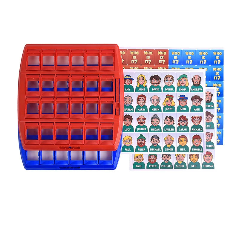 Guess Interactive Who Game for Kids - Parent-Child Logic Puzzle Card Game for Fun Friend Engagement