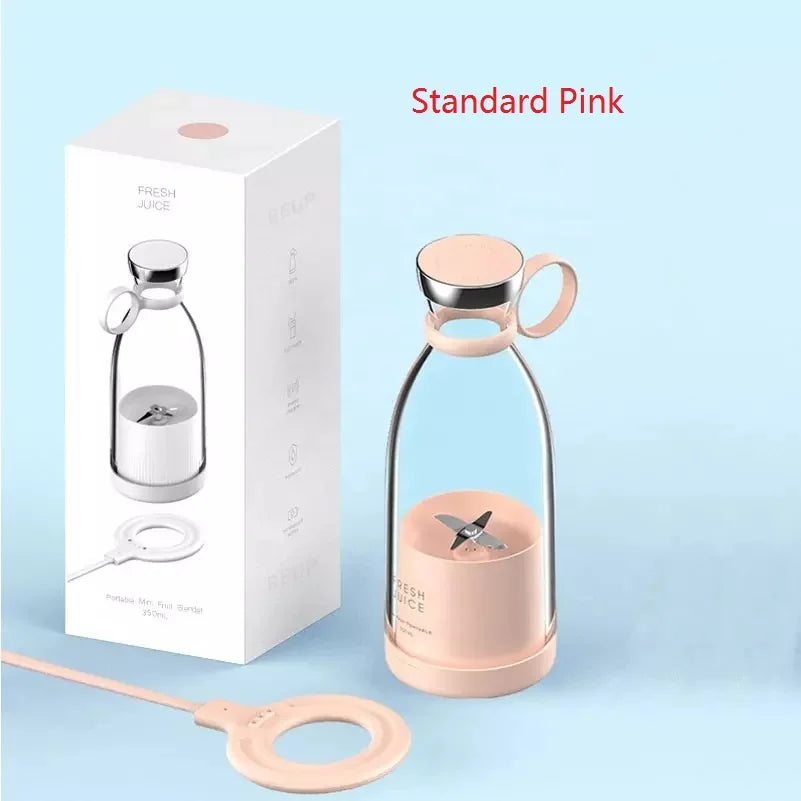 Travel-Friendly Blender 350ml Cordless USB Juicer Cup Travel Bottle Smoothie Extractor TikTok Viral Summer 2026 Gift