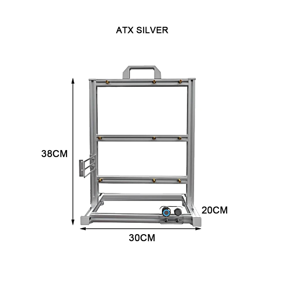 Frame Open ATX PC Case Rack Modular Water Air Cooling