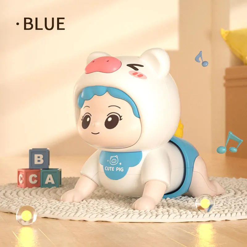 Crawling Baby Guide Toy Newborn Sensory Toys Music Aid