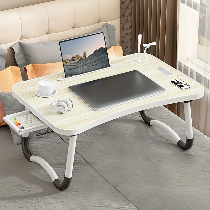 Desk Bed Liftable Folding Laptop Table for College Students and Children Study