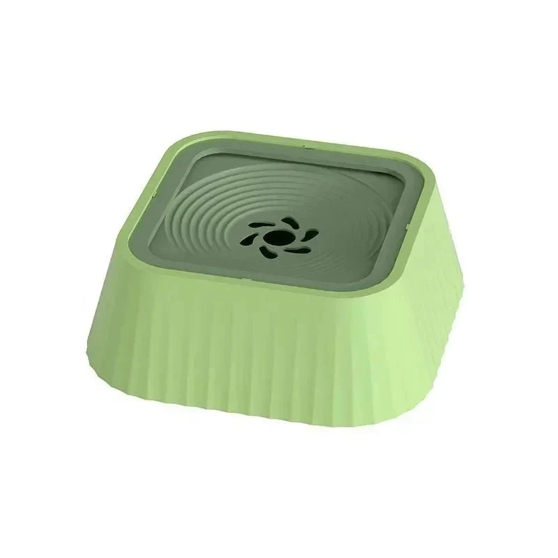 Water Pet Fountain with Floating Plates No Spill Bowl for Dogs
