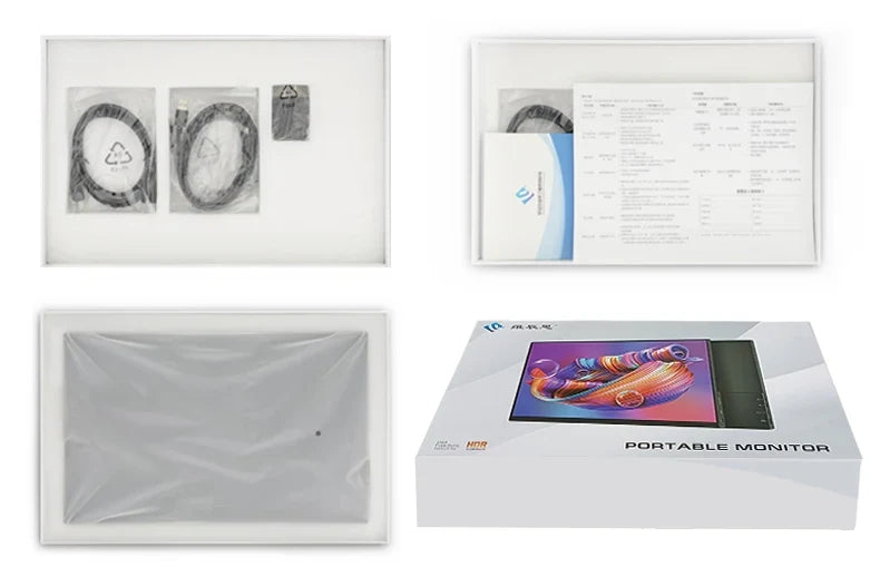 OLED 13.3 Travel-Friendly Monitor Metal Frame Travel Display