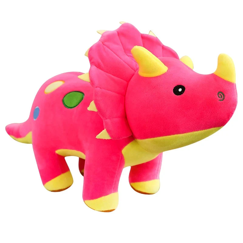 Creative Big Plush Dinosaur Plush Toy for Kids - Triceratops Stegosaurus Stuffed Doll Birthday Gift