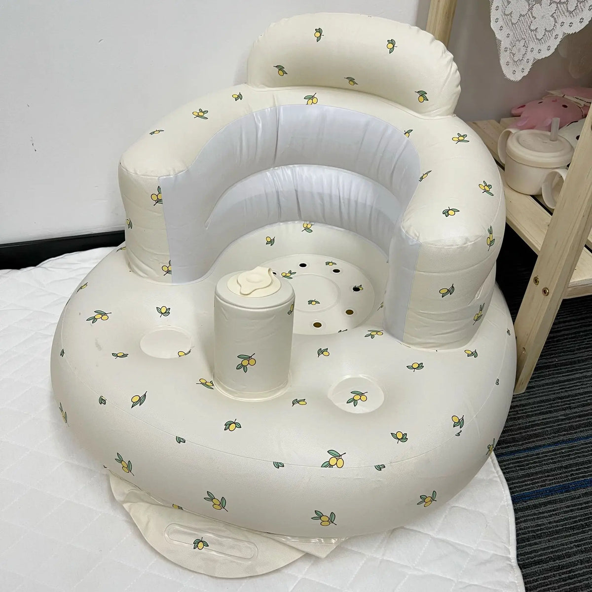 Inflatable Baby Sofa Seat Trainer Infant Sitting Aid Baby Chair Supportive Seat Summer 2025 Confidence Builder