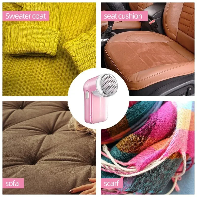 Remover Lint Fabric Shaver with Stainless Steel Blades for Wool and Cotton Balls