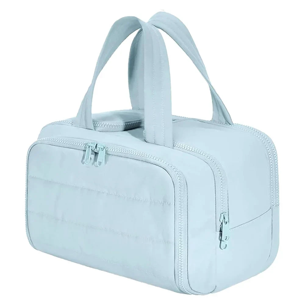 large capacity wash bag, bathroom toiletries partition organizer – Water-Resistant women's travel cosmetic bag