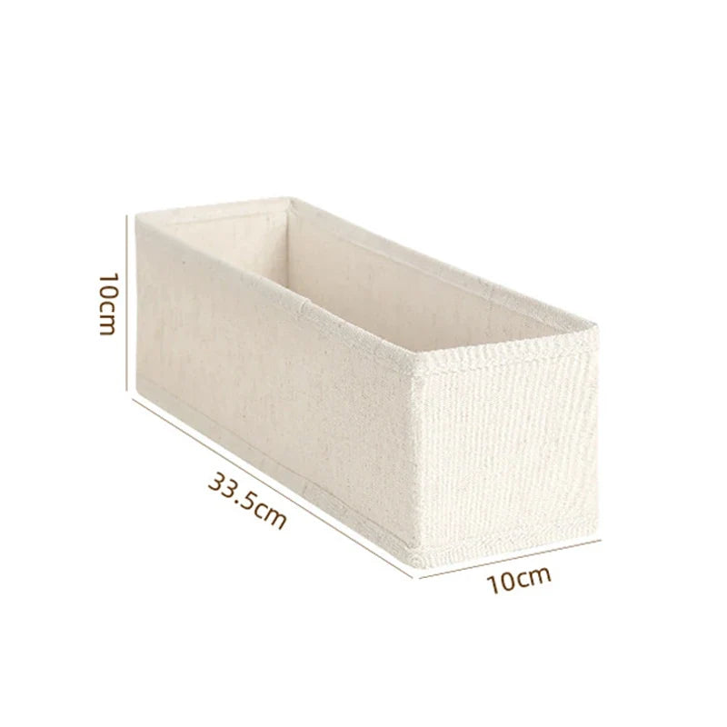 Clothes Storage Box with Household Organizers for T-Shirts, Jeans & Underwear - Drawer Cabinet Organizer