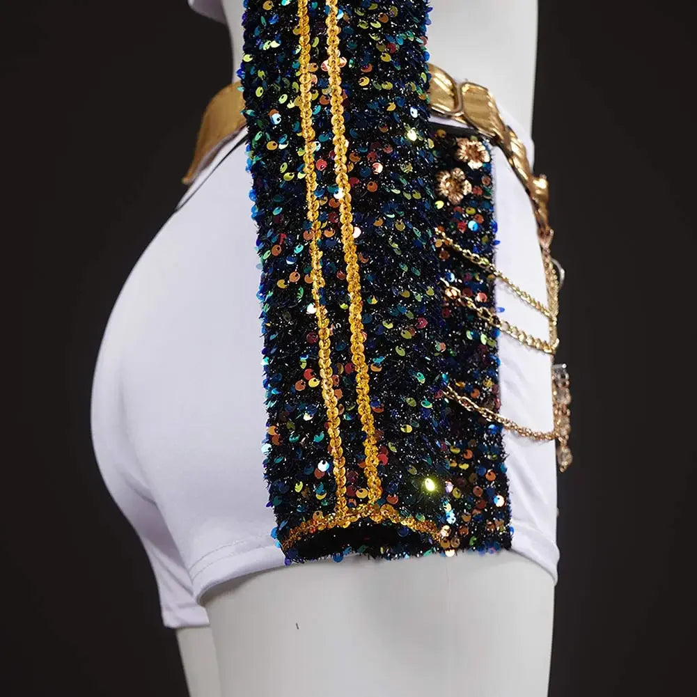 Light Girls Cosplay Costume - Sequin Jacket, Polyester
