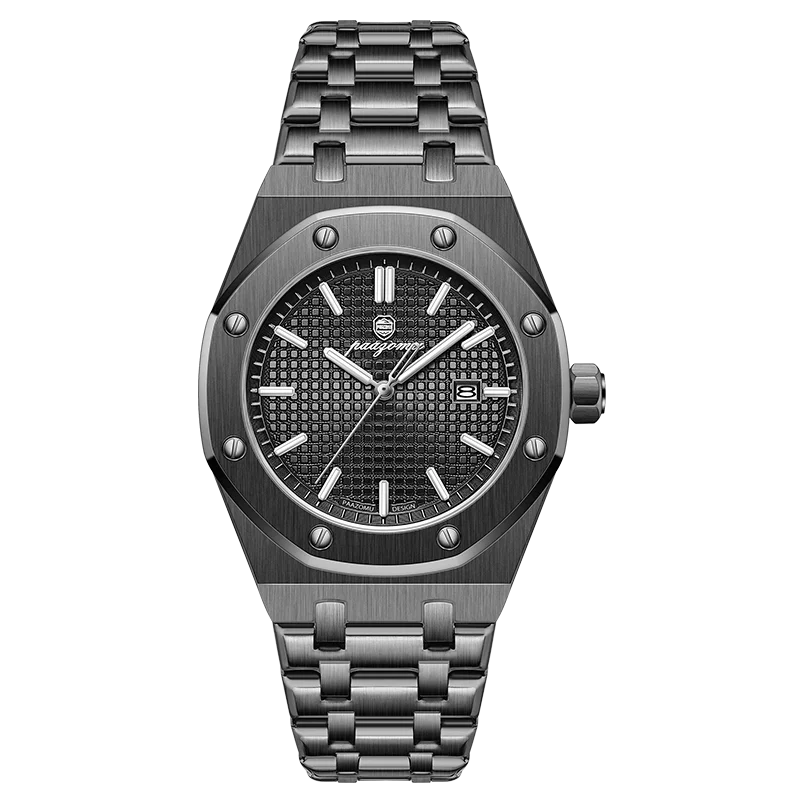 Quartz Stainless Steel Business Watch Water-Resistant Date