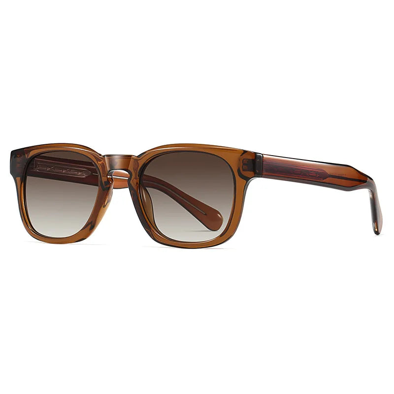 UV400 gradient lenses, vintage style, travel and beach – Retro square unisex sunglasses