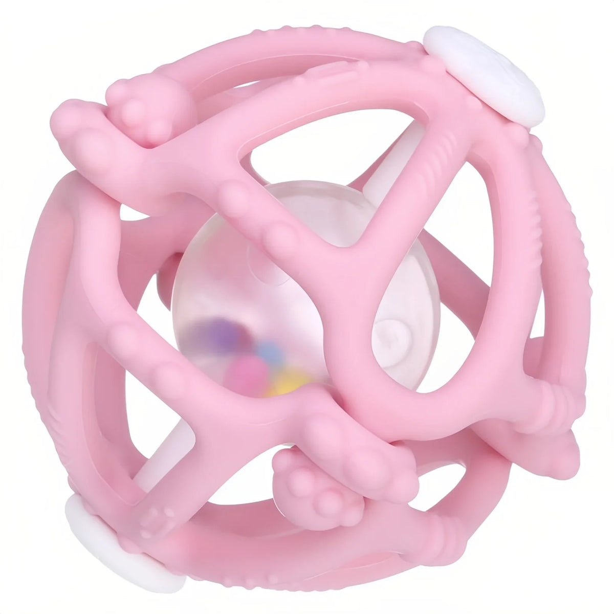 Teether Silicone Rattle Orb Montessori Newborn Sensory Toys