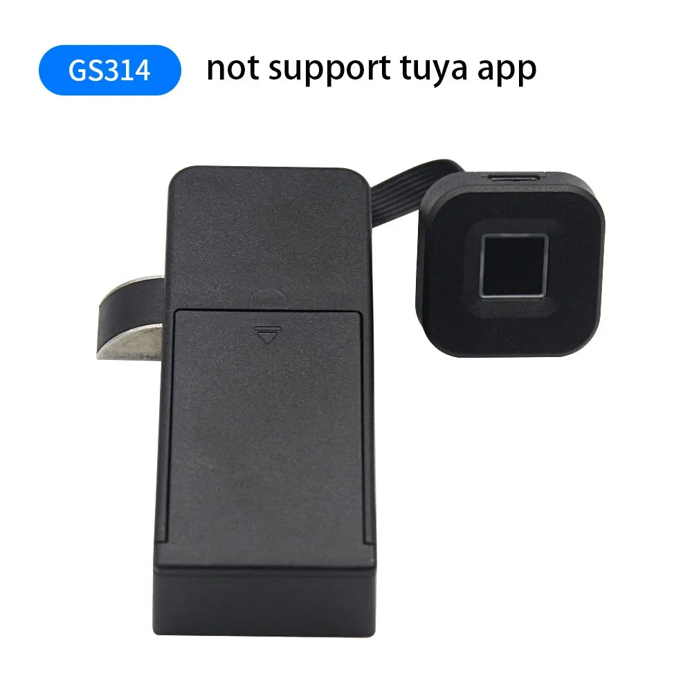 Cabinet Fingerprint Lock Black Keyless Smart Drawer Lock