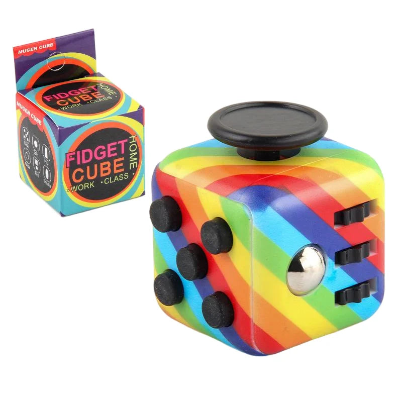 Cube Fidget Antistress Spinner Toy Sensory Stress Relief