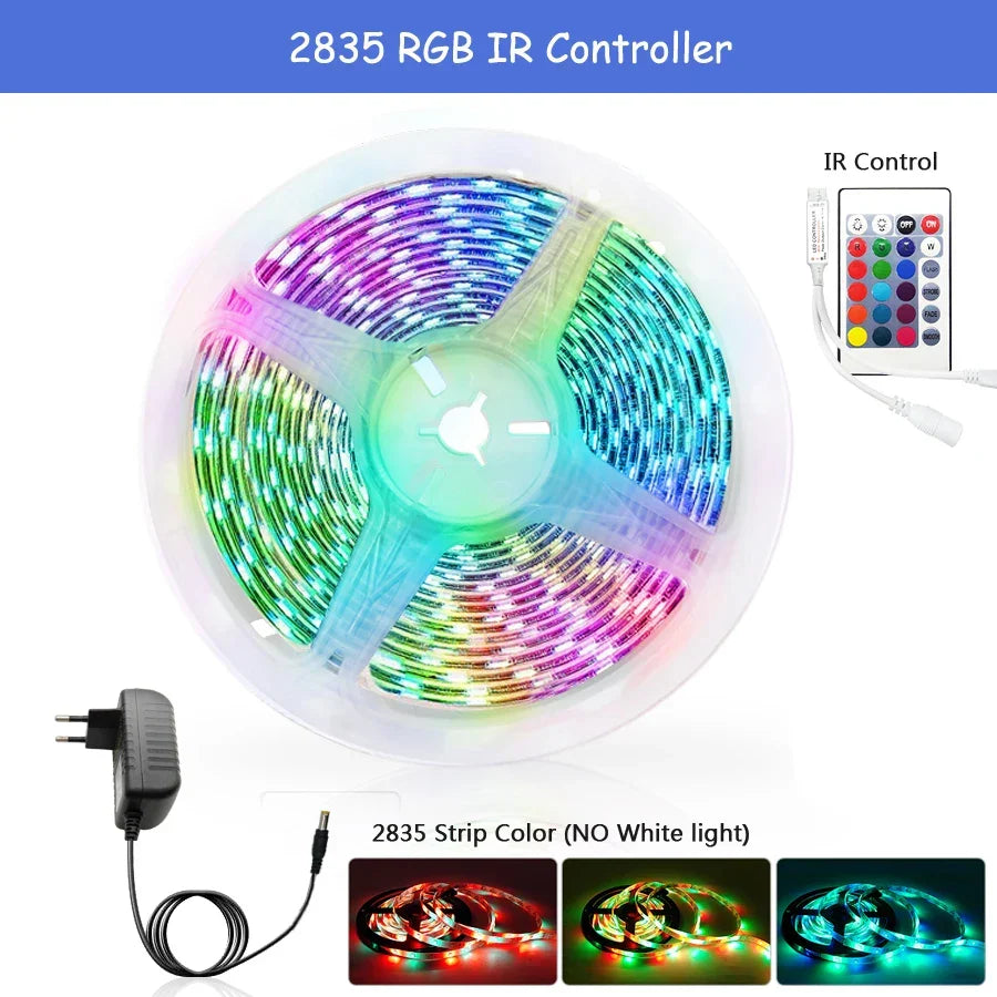 LED RGB Strip Lights 2835 App Music Sync Ambient Decor