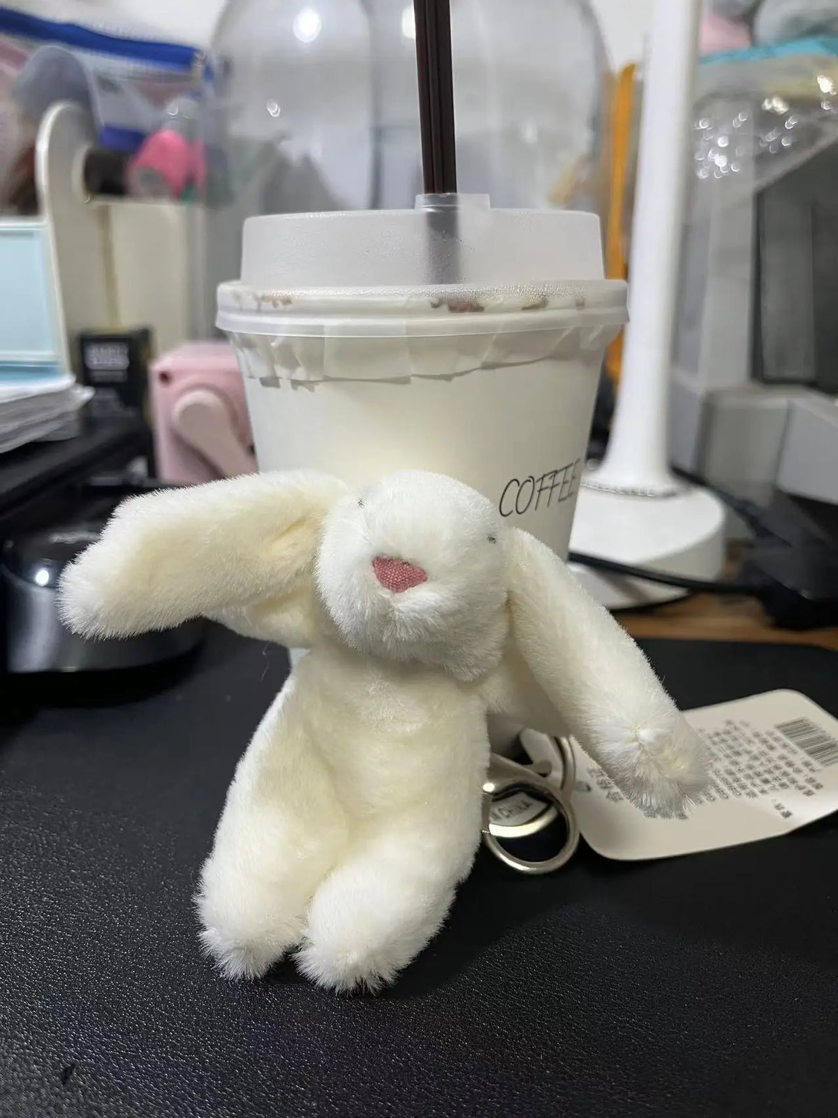 Rabbit Plush Keychain Cute Bunny Bag Charm Plush Gift