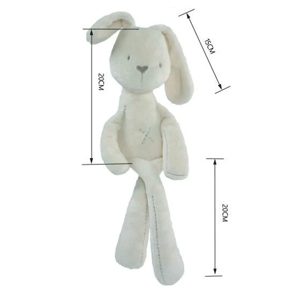 42CM Cute Cartoon Long Ears Rabbit Doll - Plush Toy for Children, Bunny Sleeping Mate, Stuffed Animal Gift