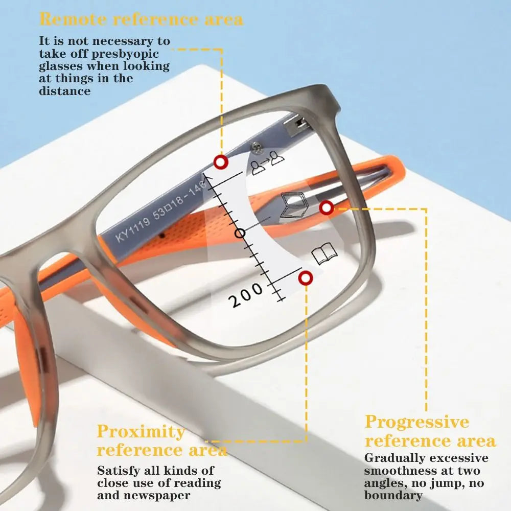 Anti-Blue2026 Edition Light Reading Glasses - Progressive Multifocal Eyewear, Ultra Light Frame, Back To School