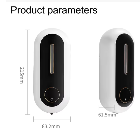 450ML Toilet Automatic Foam Soap Dispenser - Touchless Wall Mounted Hand Wash Accessories for Kitchen and Bathroom