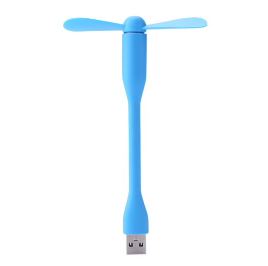 USB Compact Fan Flexible Bendable Mini Fan for Laptop PC, Travel-Friendly Hand Cooling Gadget for Summer